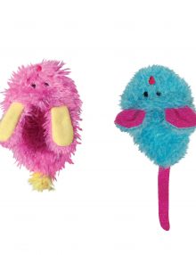 KONG GATO PELUCHE RELLENABLE BABUCHAS CON CATNIP