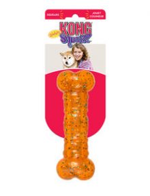KONG PERRO SQUEEZZ CONFETI HUESO MEDIUM