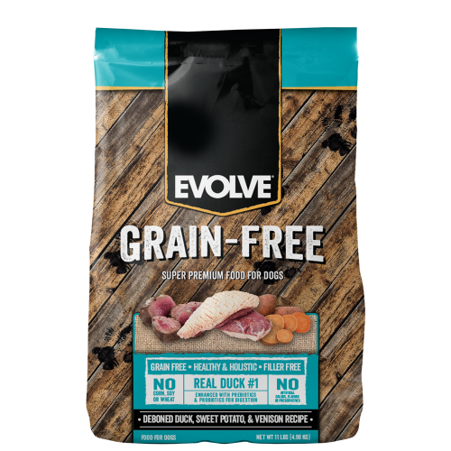 Evolve-Grain-Free-Duck-DogFood 1